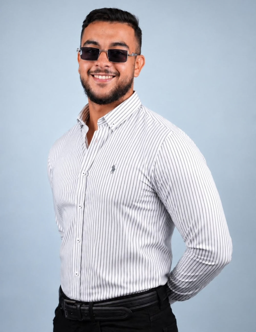 Chemise Rayée Oxford