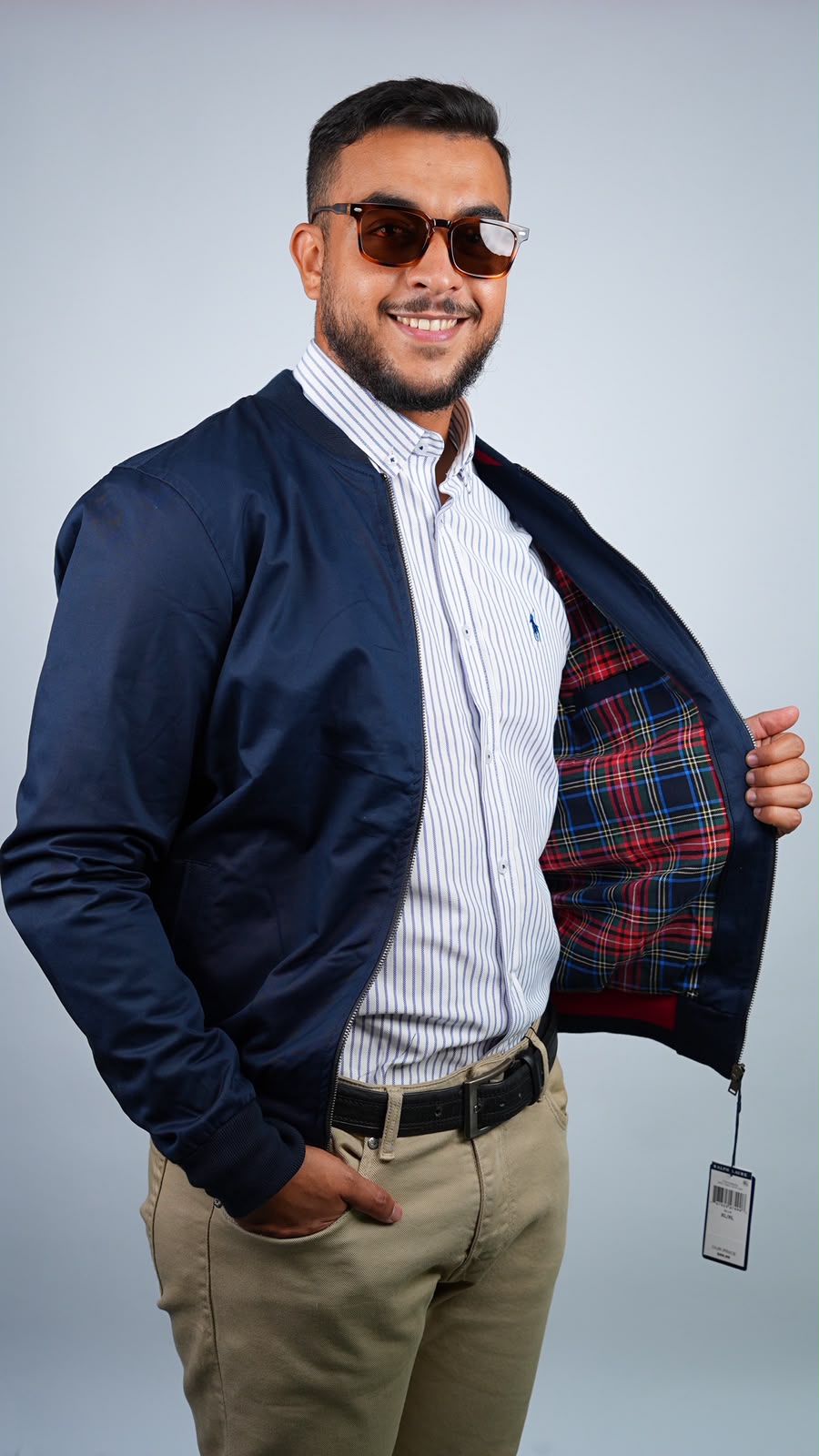 Veste Bomber Polo Marine